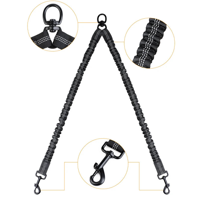 Double Bungee Rope Lead