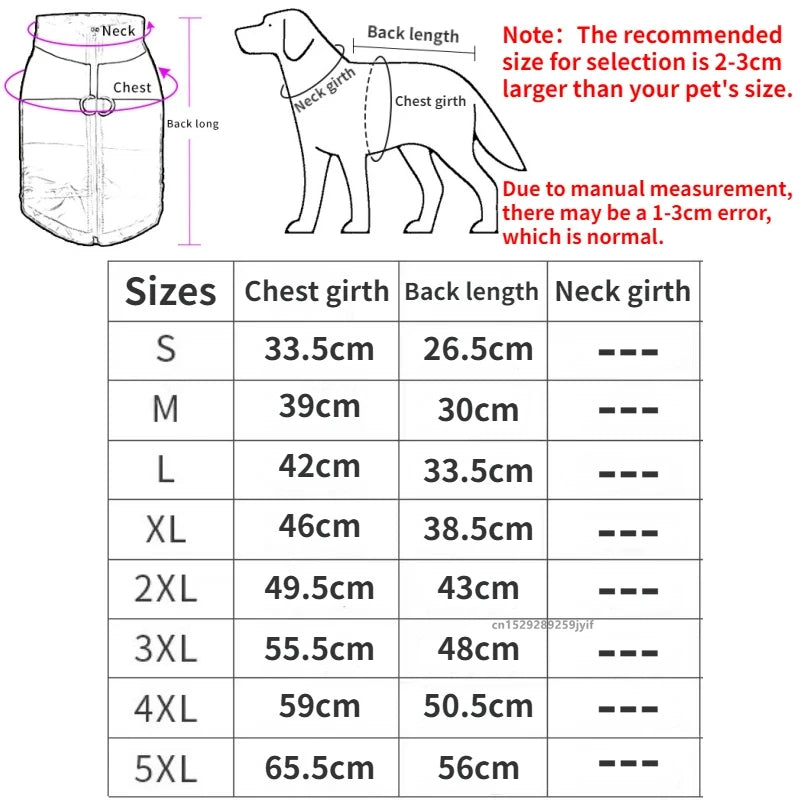 Lightweight Waterproof Dog Jacket