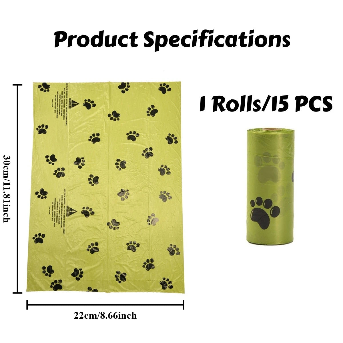 Eco-Friendly Biodegradable Poop Bags (150 bags)